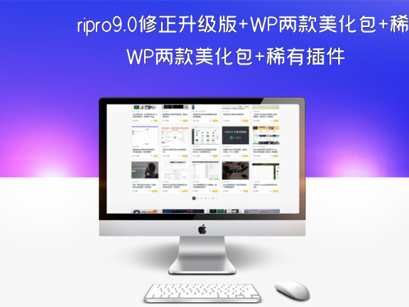 ripro9.0修正升级版+WP两款美化包+稀有插件