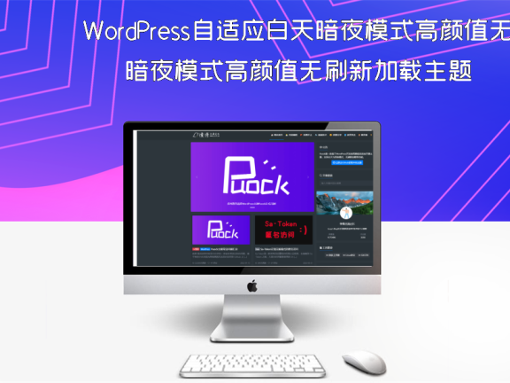 WordPress自适应白天暗夜模式高颜值无刷新加载主题