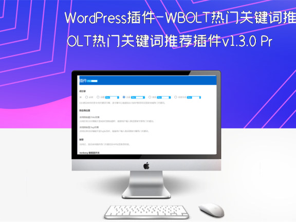 WordPress插件-WBOLT热门关键词推荐插件v1.3.0 Pro绿色版