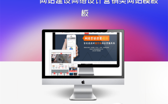 网站建设网络设计营销类网站模板
