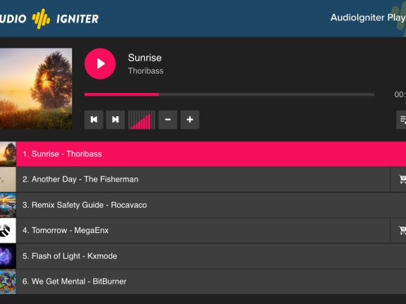 音频播放器插件AudioIgniter Music Player